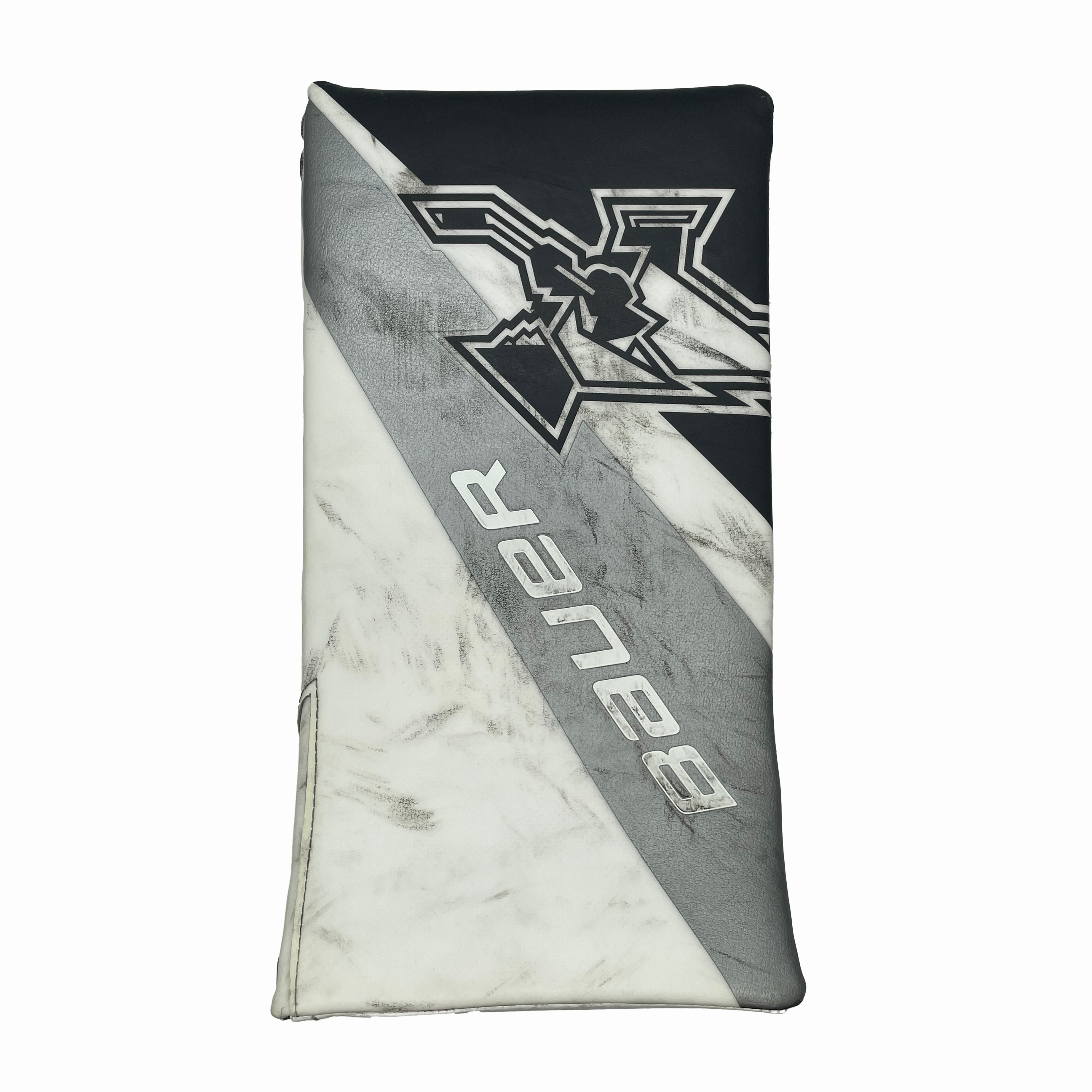 Bauer Vapor Hyperlite 2 - Bloqueur de gardien NCAA Pro Stock d'occasion (noir/blanc/argent)